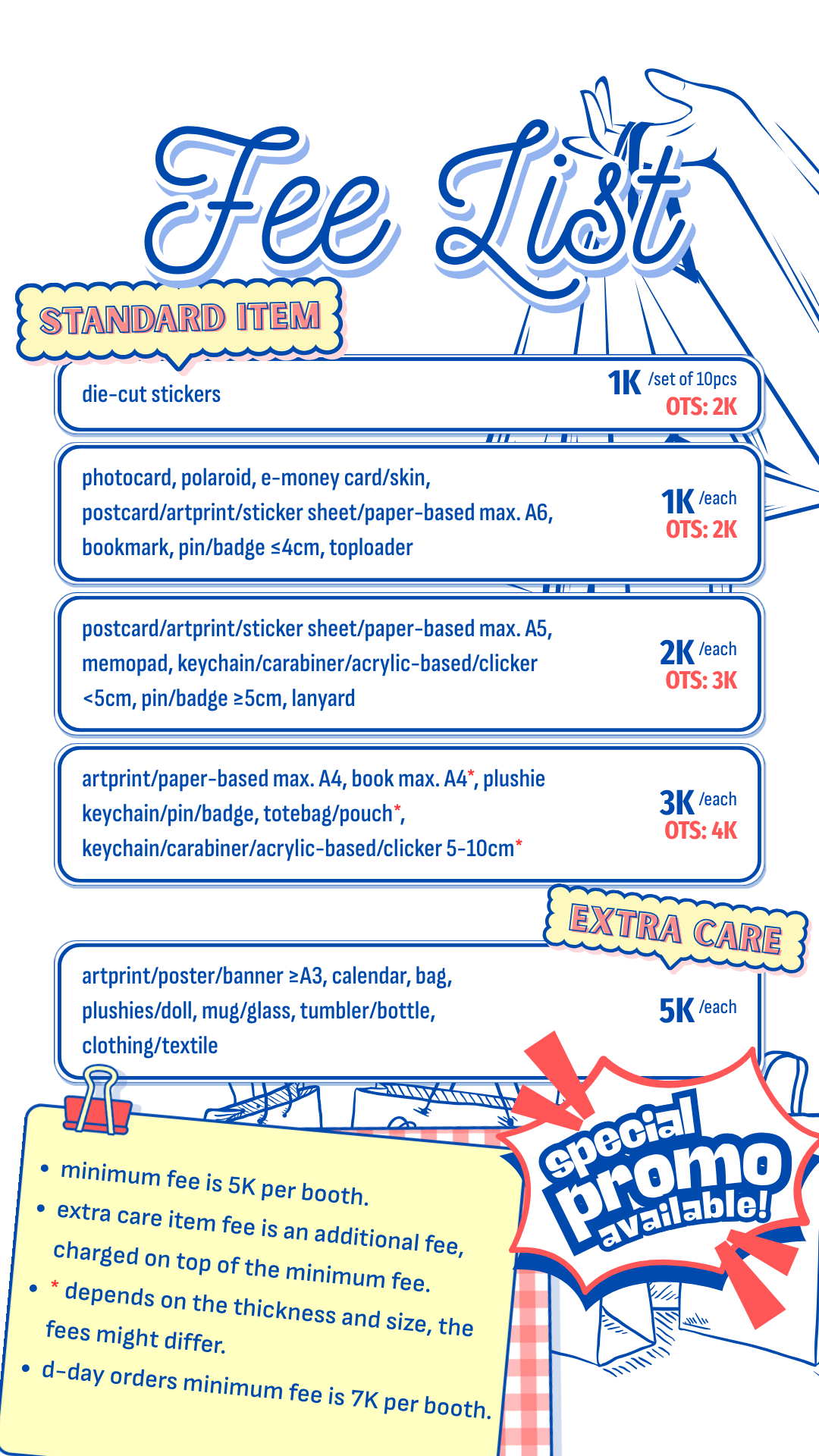 Fee List